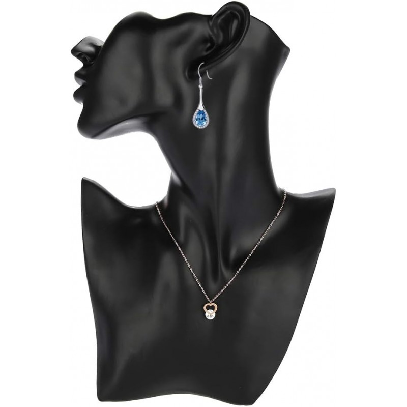 Mostra Collana Manichino orecchini Gioielli Display Modello Busto Stand
