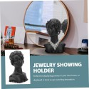Mostra Collana Manichino orecchini Gioielli Display Modello Busto Stand