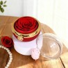 Cofanetto Scatola con Rosa Rossa eterna per Anello Fidanzamento sen...