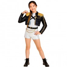 Costume Cacciatrice Di Demoni Pop Star K-Pop huntrix Rumi Carnevale bambina
