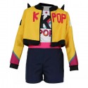 Costume Rumi K-Pop Demon Hunters bambina Carnevale Pop Star cosplay