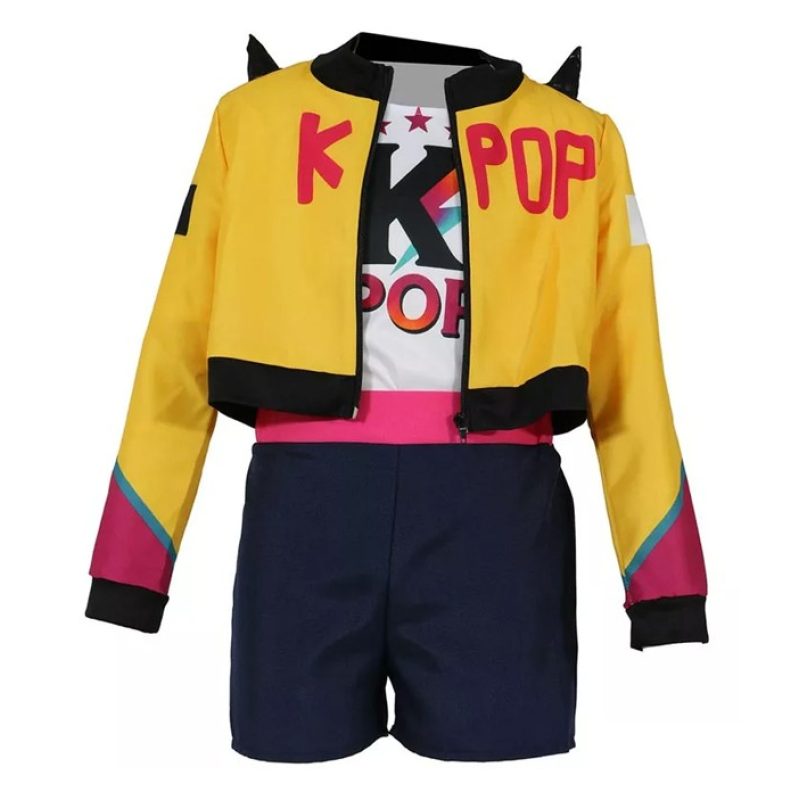 Guirca Costume Rumi K-Pop Demon Hunters bambina Carnevale Pop Star ...