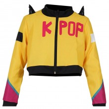 Costume Rumi K-Pop Demon Hunters bambina Carnevale Pop Star cosplay