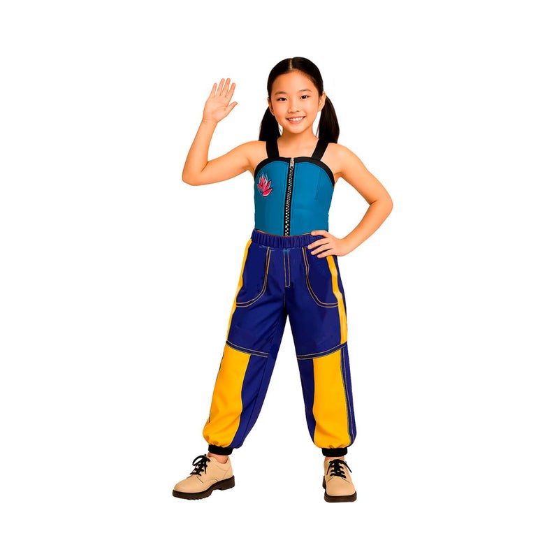 Costume Zoey K-Pop Demon Hunters bambina Carnevale Pop Star cosplay