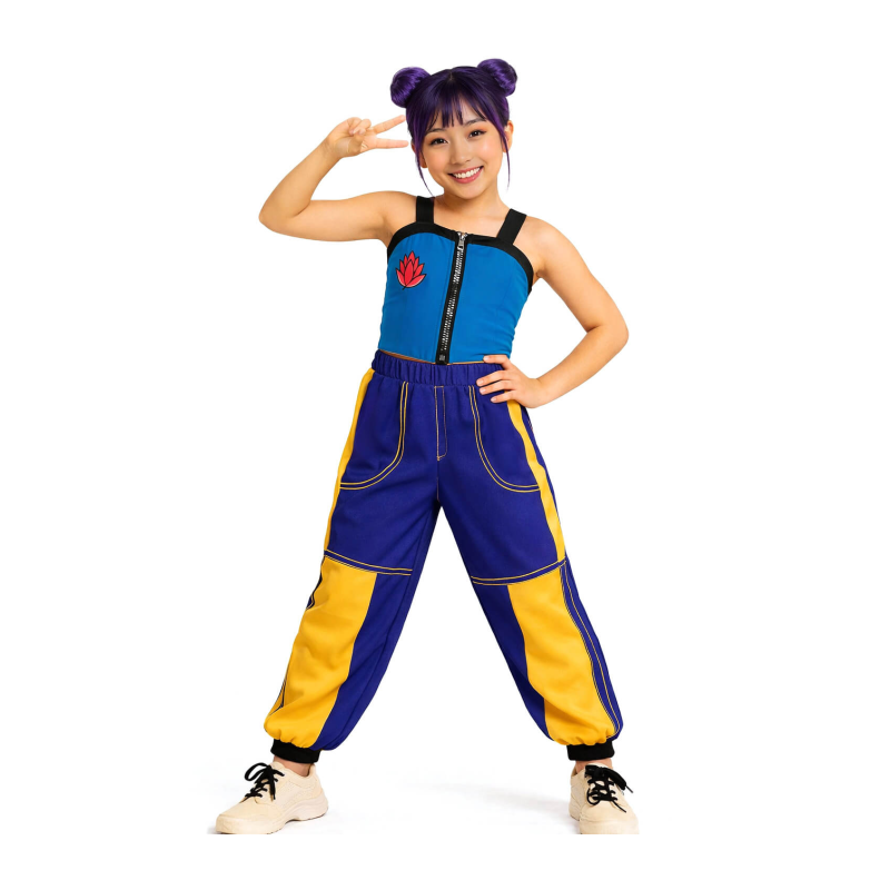 Guirca Costume Zoey K-Pop Demon Hunters bambina Carnevale Pop Star ...