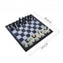 Scacchiera pieghevole magnetica dama backgammon scacchi viaggio vacanza 3 in 1