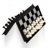 Scacchiera pieghevole magnetica dama backgammon scacchi viaggio vacanza 3 in 1