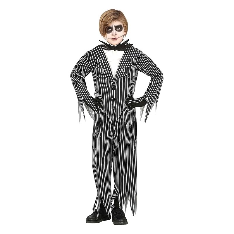 Costume Mr Scheletro Skeleton Bambino Jack Scheletro cosplay bambini