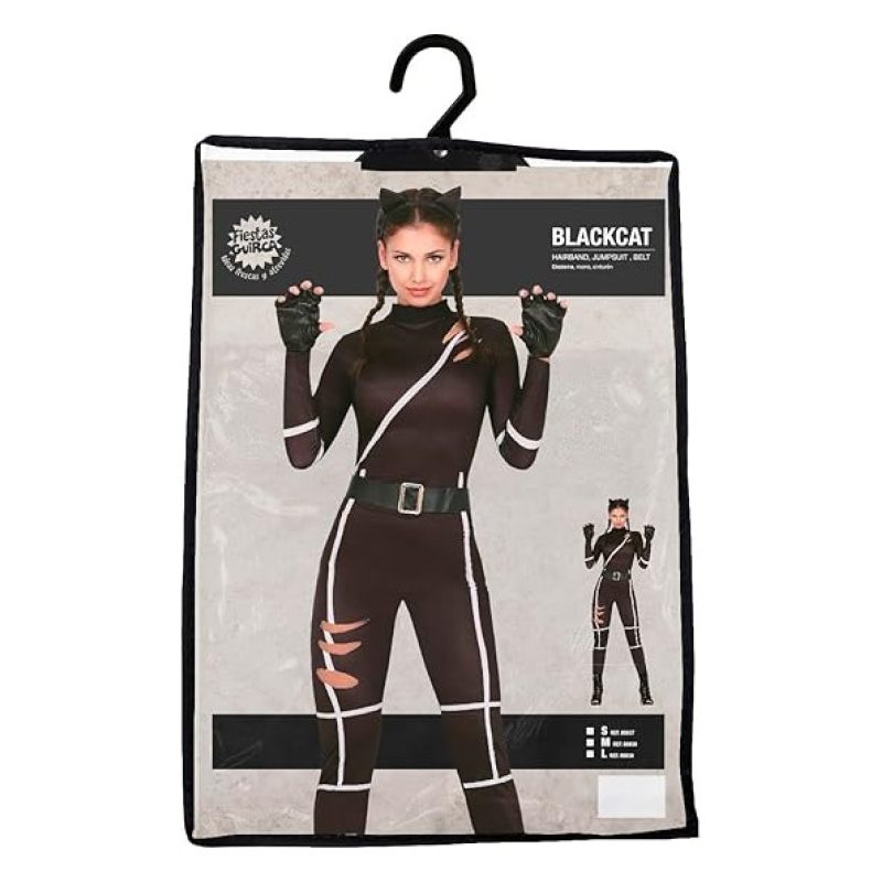 Guirca Costume da Cat woman Donna Gatta sexy vestito gattina traves...