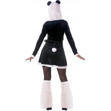 Costume vestito abito travestimento carnevale play adulto donna panda cosplay