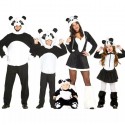 Costume vestito abito travestimento carnevale play adulto donna panda cosplay