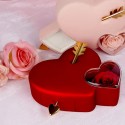Box Rosa rossa Eterna cofanetto Porta Gioielli Idea Regalo Romantica