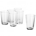 Set 6 bicchieri in vetro da cocktail drink acqua 185 ml bar casa tavolo bibita