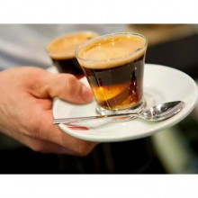 6 pz Bicchieri tazzine per liquore caffè espresso in vetro trasparente 120ml