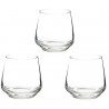 Generico Set 3 bicchieri acqua vino in vetro 300 ml moderno succo w...