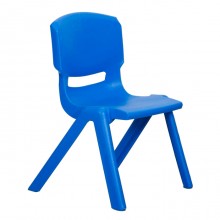 Sedia Colorata per Bambini 60kg in Plastica Modello Impilabile 48x36x33cm