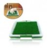 Lettiera mini wc per cani e gatti con erba sintetica assorbente 