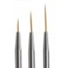Kit 7 pennelli nail art manicure pedicure ricostruzione unghie disegno gel