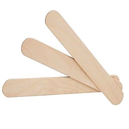100 Spatole legno applicazione cera usa e getta depilazione corpo gambe braccia