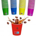 500/1000 Bicchierini caffè monouso in carta bicchieri 75 ml usa e getta colorati