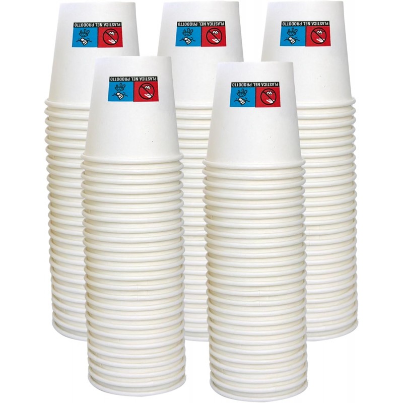 Sweeping Party Kit accessori caffè bicchierini in carta 75ml + pale...