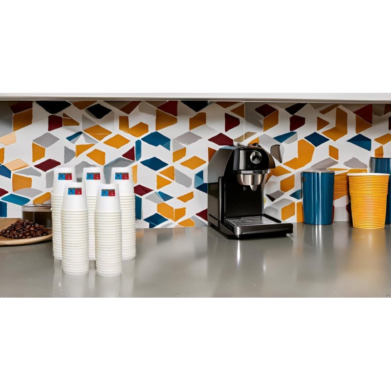 Sweeping Party Kit accessori caffè bicchierini in carta 75ml + pale...