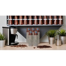 Kit accessori caffè bicchierini in carta 75ml + palettine monouso 1000 pz