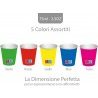 Sweeping Party Kit accessori caffè bicchierini in carta 75 ml + pal...