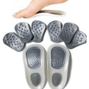 Plantare ortopedico walk solette fit solette con 3 rialzi anatomici alzatacco di diverso spessore - Unisex