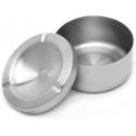 Posacenere/Portacenere in acciaio 6/12pz rotondo bar pub ristorante esterno da 10cm