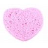 4x spugnette forma di cuore struccanti rimuovi trucco lavare viso donna sapone