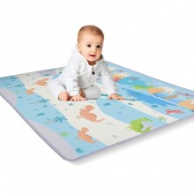 Tappeto da gioco cameretta bambini Primi Passi per Neonati reversibile 150x200cm