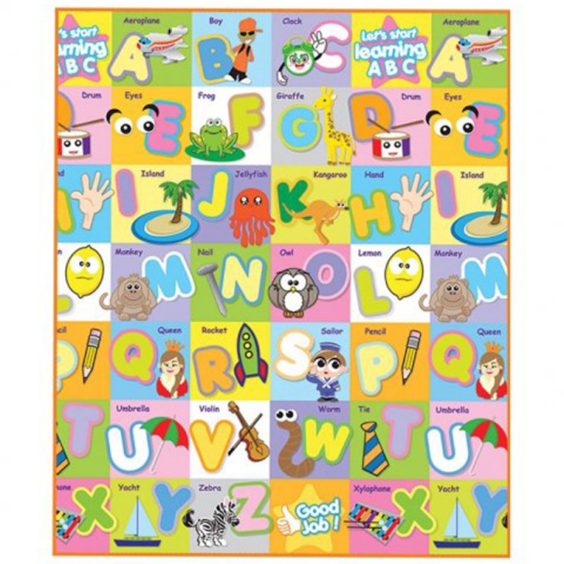Tappeto da gioco per la cameretta bambini Primi Passi per Neonati 120x100cm
