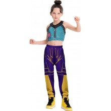 Costume Zoey K-Pop Demon Hunters bambina Carnevale Pop Star cosplay huntrix