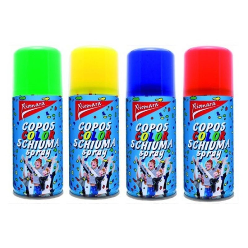 Generico 4 Bombolette di stelle filanti spray colorate party festa ...