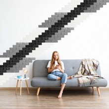 Pannello decorativo rivestimento per parete interno per muro decoro 70x77 5pz