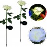 Kmt Style 2xLuci solari forma di fiori led rosa energia solare da g...