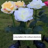 Kmt Style 2xLuci solari forma di fiori led rosa energia solare da g...