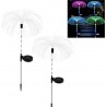 Kmt Style 2x Luci solari fibra ottica led RGB energia solare da gia...