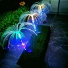 Kmt Style 2x Luci solari fibra ottica led RGB energia solare da gia...
