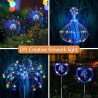 Kmt Style 2x Luci solari fibra ottica led RGB energia solare da gia...