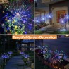 Kmt Style 2x Luci solari fibra ottica led RGB energia solare da gia...