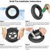 Kmt Style 2x Gomma pneumatico per monopattino elettrico Xiaomi Misu...