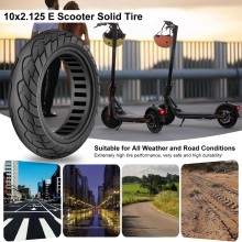 2x Gomma pneumatico per monopattino elettrico Xiaomi Misura 10 x 2.125 piena