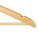 Set 12 Grucce Appendiabiti in Legno per Pantaloni Camicie con Scalanature Spalle