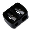 2x temperino matita occhi contorno plastica due misure matite grandi piccole
