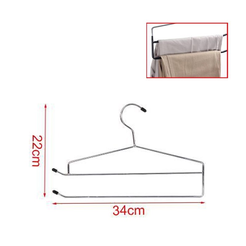 Set 5 Grucce Appendiabiti a 2/3/4 aste Pantaloni in metallo salvaspazio armadio
