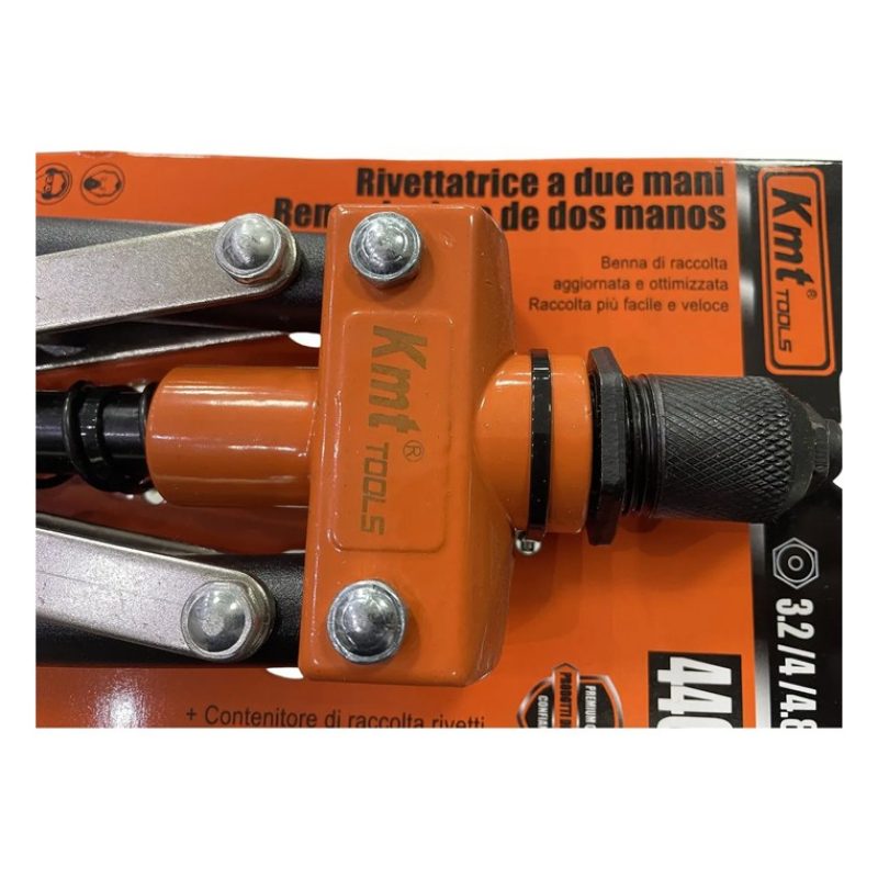 Kmt Style Rivettatrice Manuale 440 mm Professionale Con Serbatoio p...