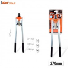 Rivettatrice Manuale 370 mm doppia Professionale per rivetti da 2.1/3.2/4.8 mm