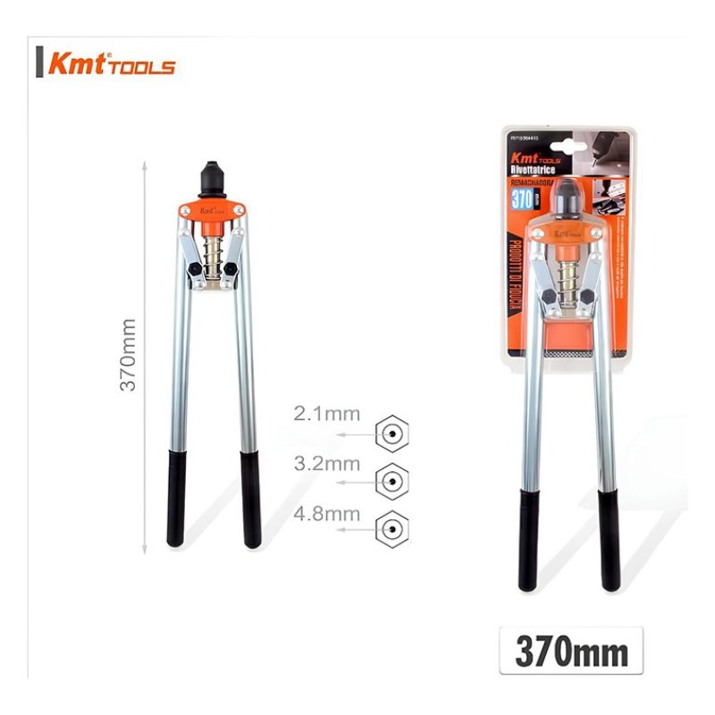 Kmt Style Rivettatrice Manuale 370 mm doppia Professionale per rive...